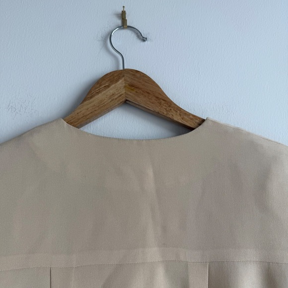 Maggy London Petites‎ 100% Silk Preppy Style Blouse Size 4